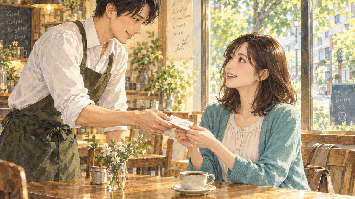 想像する女